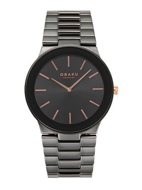 Obaku Obaku Ρολόι V281GXBBCB Μαύρο