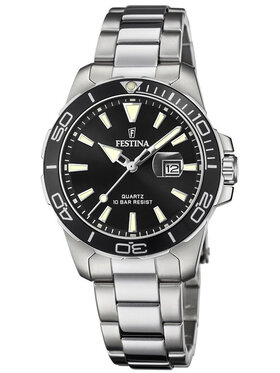 Festina Festina Zegarek F20503/4 Srebrny
