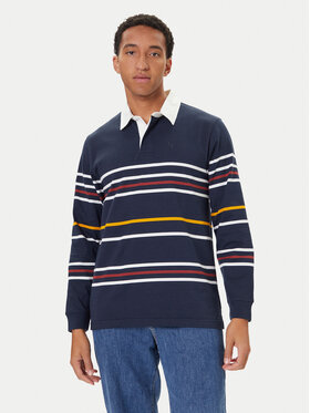 Levi's® Levi's® Тениска с яка и копчета Union Rugby A4845-0033 Тъмносин Relaxed Fit