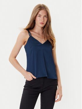 Morgan Morgan Top 242-OLAFI Niebieski Slim Fit