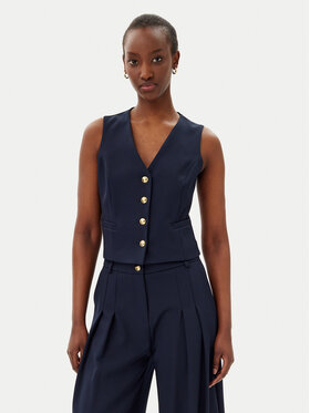 Maryley Maryley Vestă elegantă 25EB128/43BL Bleumarin Regular Fit