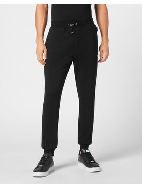 PHILIPP PLEIN PHILIPP PLEIN Jogger nohavice 9575 Čierna Jogger Fit