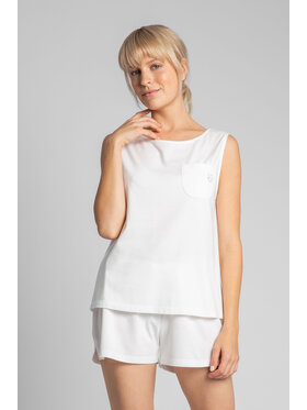 LaLupa LaLupa Bluzka LA015 Biały Comfortable Fit
