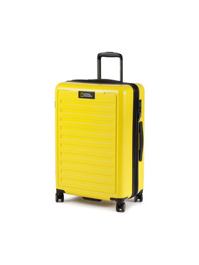 National Geographic National Geographic Közepes keményfedelű bőrönd Cruise N164HA.60.68 Sárga