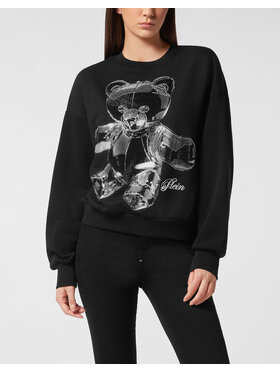 PHILIPP PLEIN PHILIPP PLEIN Bluza 27223 Czarny Regular Fit