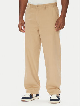 DC DC Chinosy Worker Baggy ADYNP03097 Beżowy Baggy Fit