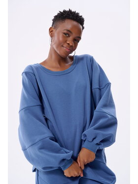 blue shadow blue shadow Bluza Grekko Niebieski Regular Fit