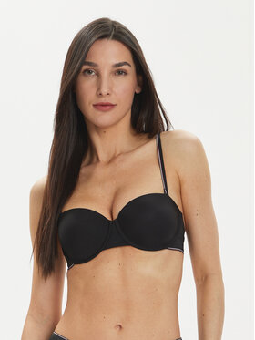 Tommy Hilfiger Tommy Hilfiger Reggiseno a balconcino UW0UW04230 Nero