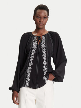 Desigual Desigual Блуза Tallo 25WWBW07 Черен Loose Fit