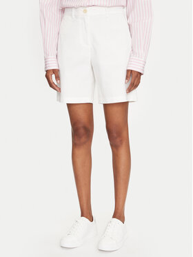 Gant Gant Riidest šortsid 4020119 Valge Regular Fit