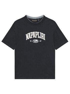 Napapijri Napapijri Majica S-Inot NP0A891F M Črna Regular Fit