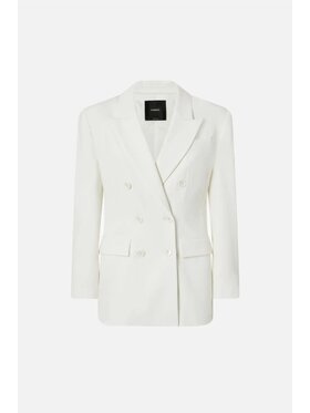 PINKO PINKO Marynarka Marinaio Biały Oversize