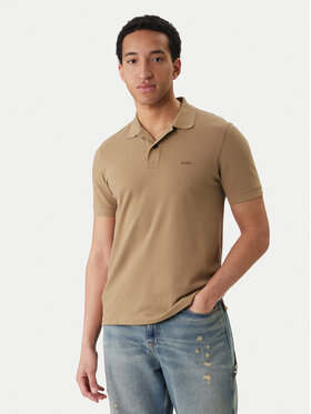 BOSS BOSS Tricou polo Pallas 50553564 Kaki Regular Fit