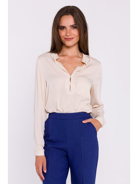 Stylove Stylove Bluzka S375 Beżowy Ladies Fit