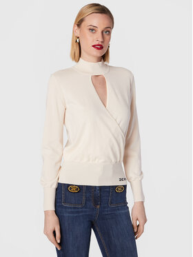 Elisabetta Franchi Elisabetta Franchi Svetr MK-53S-26E2-V280 Béžová Regular Fit