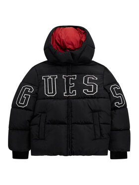 Guess Guess Μπουφάν χειμωνιάτικο L5BL01 WB240 Μαύρο Regular Fit