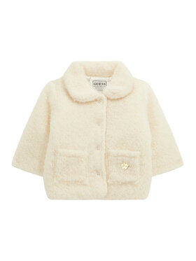 Guess Guess Bunda pro přechodné období A5BL01 WGIT0 Écru Regular Fit