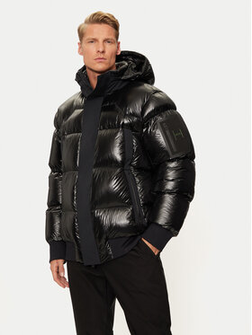 BOSS Boss Пухено яке Ronnie 50522627 Черен Regular Fit