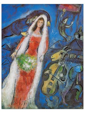 Artopweb Artopweb Dekoracja ścienna La Mariee,1950 Kolorowy