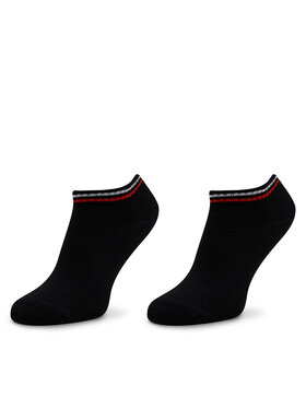 Tommy Hilfiger Tommy Hilfiger Set 2 perechi de șosete scurte unisex 701228178 Negru