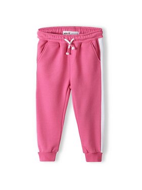 MINOTI MINOTI Spodnie dresowe 14fleece 12 Różowy Regular Fit