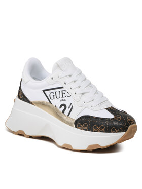 Guess Guess Sneakersy Calebb5 FL7C5B FAL12 Biela