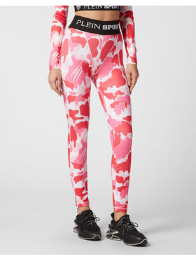 Plein Sport Plein Sport Legginsy 12983 Różowy Active Fit