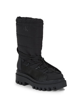 Calvin Klein Jeans Calvin Klein Jeans Snehule Flatform Snow Boot Nylon Wn YW0YW01146 Čierna
