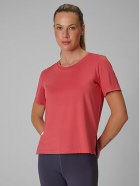 4F 4F Koszulka techniczna BASIC+ Koralowy Loose Fit