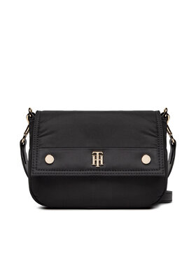 Tommy Hilfiger Tommy Hilfiger Дамска чанта My Tommy Shoulder Bag AW0AW12015 Черен