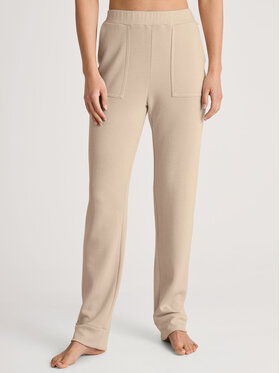Calida Calida Spodnie damskie 29478 Beżowy Regular Fit