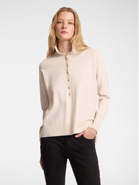 Elena Mirò Elena Mirò Cardigan M455Z000585N002 Écru Regular Fit