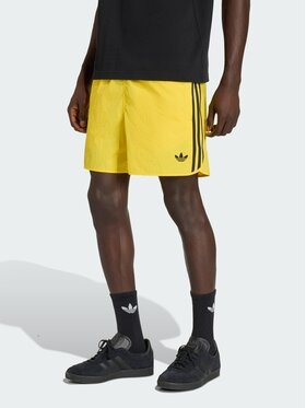 adidas adidas Szorty materiałowe 159299 Żółty Regular Fit