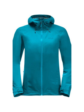 Jack Wolfskin Jack Wolfskin Kurtka przejściowa Jack Wolfskin Highest Peak 3l Jkt W Niebieski Regular Fit