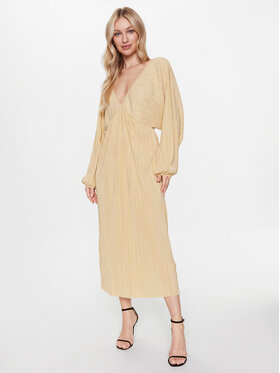 Edited Edited Estélyi ruha EDT6799001 Bézs Loose Fit