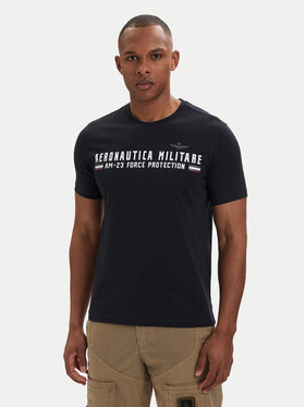 Aeronautica Militare Aeronautica Militare Tricou 261TS1942UJ00538 Bleumarin Regular Fit