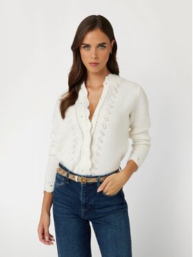 Guess Guess Kardigan 169461 Biały Classic Fit