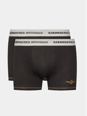 Aeronautica Militare Aeronautica Militare Súprava 2 kusov boxeriek AM1UBX004 Čierna