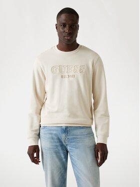 Guess Guess Bluza 176809 Beżowy Classic Fit