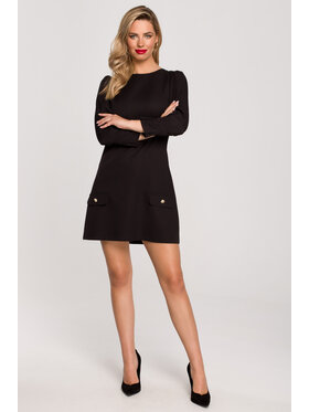 Makover Makover Sukienka wieczorowa K148 Czarny Ladies Fit