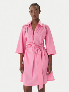 LOLA CASADEMUNT LOLA CASADEMUNT Košilové šaty LS2616140 Růžová Relaxed Fit
