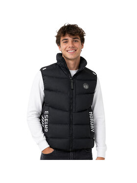 Geographical Norway Geographical Norway Kamizelka WZ8409H/GN-BLACK Czarny Reglan Fit
