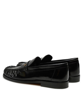 Tommy Hilfiger Mokasinke Loafer Abrasivato Leather FW0FW08617 Crna