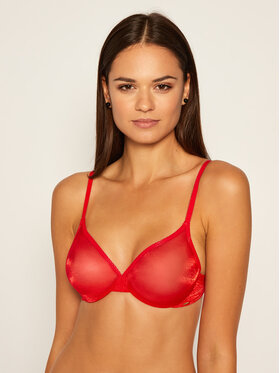 Gossard Gossard Grudnjak sa žicom Glossies Sheer Moulded 6271 Crvena