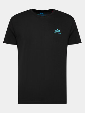 Alpha Industries Alpha Industries T-Shirt Basic Small Logo 188505 Czarny Regular Fit