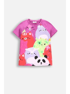 Coccodrillo Coccodrillo T-Shirt WC5143203RGK-016 Fioletowy Regular Fit