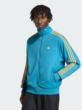adidas adidas Bluza FIREBIRD Błękitny Loose Fit