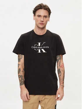 Calvin Klein Jeans Calvin Klein Jeans Тишърт Distrupted J30J325190 Черен Regular Fit