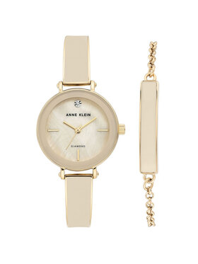 Anne Klein Anne Klein Zegarek AK-3620CRST Beżowy