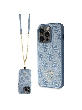 Guess Guess Etui na telefon iPhone 15 Pro Max Niebieski